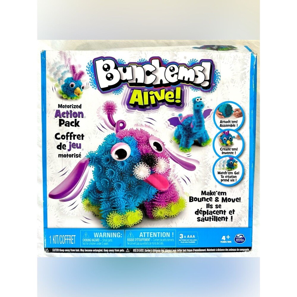Bunchems Alive! Motorized Action Pack – Pre-Owned – Spin Master Creative Toy Kit